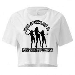 Ladies Festival Cali Crop Top Tee