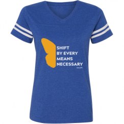 Ladies Relaxed Fit Vintage Sports Tee