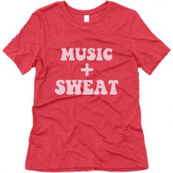 Ladies Relaxed Fit Super Soft Triblend Tee