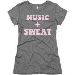 Ladies Slim Fit Super Soft Triblend Tee