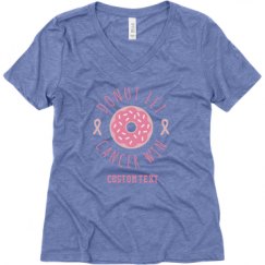 Ladies Relaxed Fit Super Soft Triblend V-Neck Tee