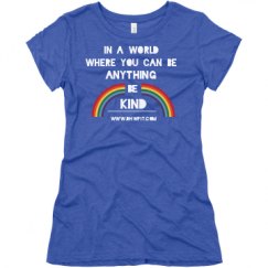 Ladies Slim Fit Super Soft Triblend Tee