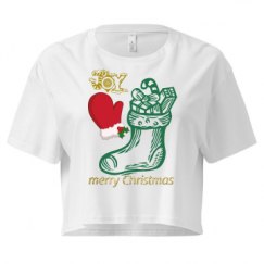 Ladies Festival Cali Crop Top Tee