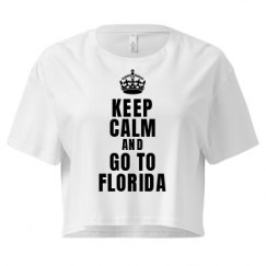 Ladies Festival Cali Crop Top Tee