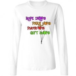 Ladies Relaxed Fit Basic Long Sleeve Tee