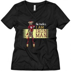 Ladies Relaxed Fit V-Neck Tee