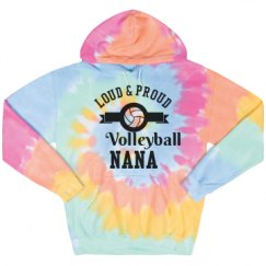 Unisex Tie-Dye Fleece Hoodie