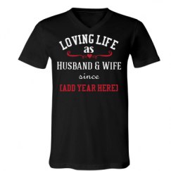 Unisex V-Neck Jersey Tee