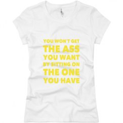 Ladies Slim Fit Basic Promo Jersey Tee