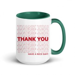 15oz Ceramic Mug with Color Inside