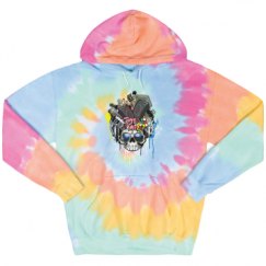 Unisex Tie-Dye Fleece Hoodie