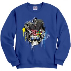 Unisex Film and Foil Crewneck Sweatshirt