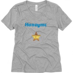 Ladies Relaxed Fit V-Neck Tee