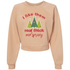 Women's Raglan Pullover Fleece