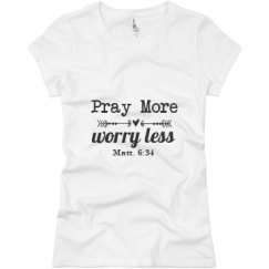 Ladies Slim Fit Basic Promo Jersey Tee