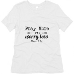 Ladies Relaxed Fit Super Soft Triblend Tee