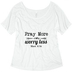 Ladies Flowy Slouchy Tee