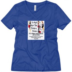 Ladies Relaxed Fit V-Neck Tee