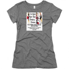 Ladies Slim Fit Super Soft Triblend Tee
