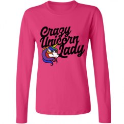 Ladies Relaxed Fit Basic Long Sleeve Tee