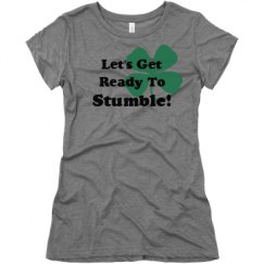 Ladies Slim Fit Super Soft Triblend Tee