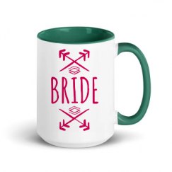 15oz Ceramic Mug with Color Inside