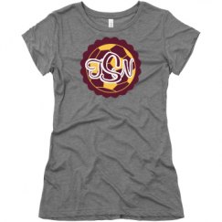 Ladies Slim Fit Super Soft Triblend Tee