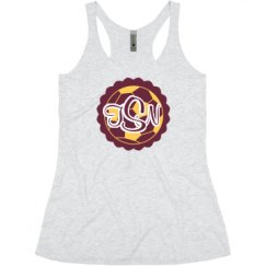 Ladies Slim Fit Super Soft Racerback Triblend Tank