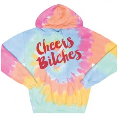 Unisex Tie-Dye Fleece Hoodie