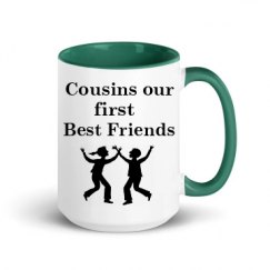 15oz Ceramic Mug with Color Inside