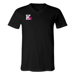 Unisex V-Neck Jersey Tee