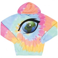 Unisex Tie-Dye Fleece Hoodie