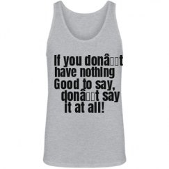 Unisex Jersey Tank Top