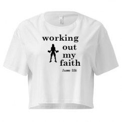 Ladies Festival Cali Crop Top Tee