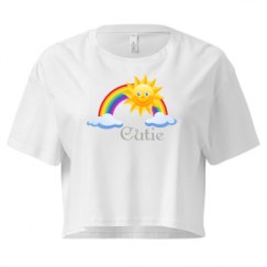 Ladies Festival Cali Crop Top Tee