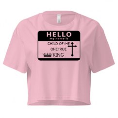 Ladies Festival Cali Crop Top Tee