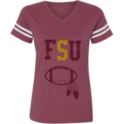 Ladies Relaxed Fit Vintage Sports Tee