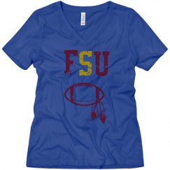 Ladies Relaxed Fit V-Neck Tee