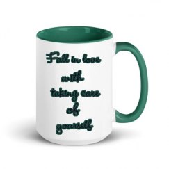 15oz Ceramic Mug with Color Inside