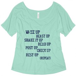 Ladies Flowy Slouchy Tee