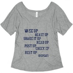 Ladies Flowy Slouchy Tee