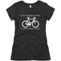 Ladies Slim Fit Super Soft Triblend Tee