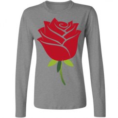 Ladies Relaxed Fit Basic Long Sleeve Tee
