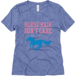 Ladies Relaxed Fit Super Soft Triblend V-Neck Tee