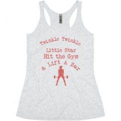 Ladies Slim Fit Super Soft Racerback Triblend Tank