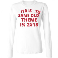 Ladies Relaxed Fit Basic Long Sleeve Tee