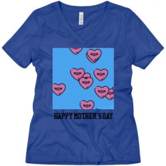 Ladies Relaxed Fit V-Neck Tee
