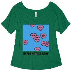 Ladies Flowy Slouchy Tee