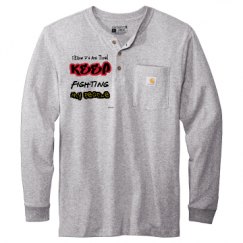 Unisex Carhartt Long Sleeve Henley Tee