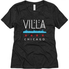 Ladies Relaxed Fit Super Soft Triblend V-Neck Tee